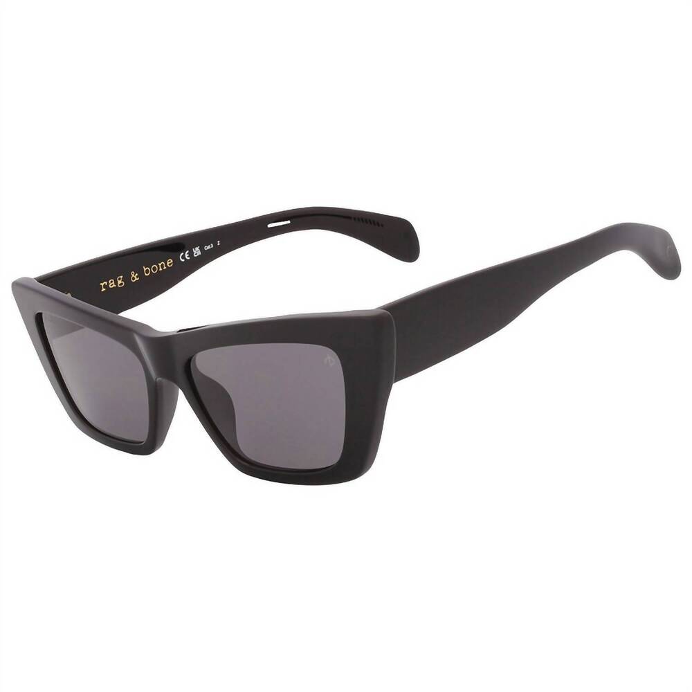 NEW RAG & BONE women's rnb 1068/s cat eye sunglasses in black/ grey